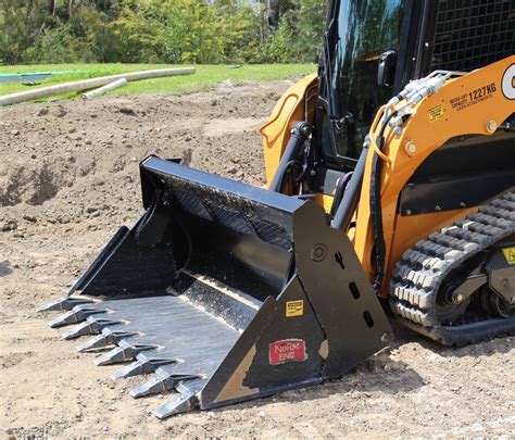 1 yard bucket skid steer|skid steer attachments for dirt.